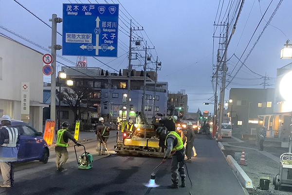 道路舗装工事