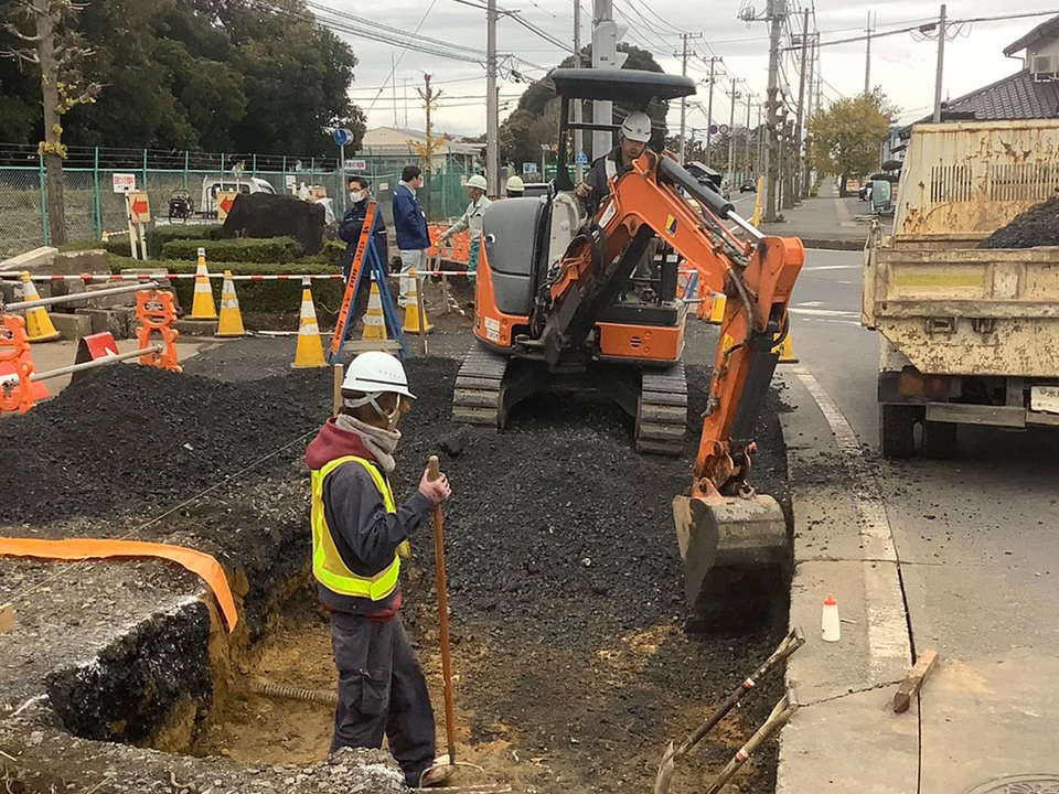 栃木県佐野市 道路改良工事