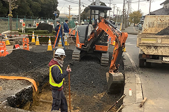 道路改良工事