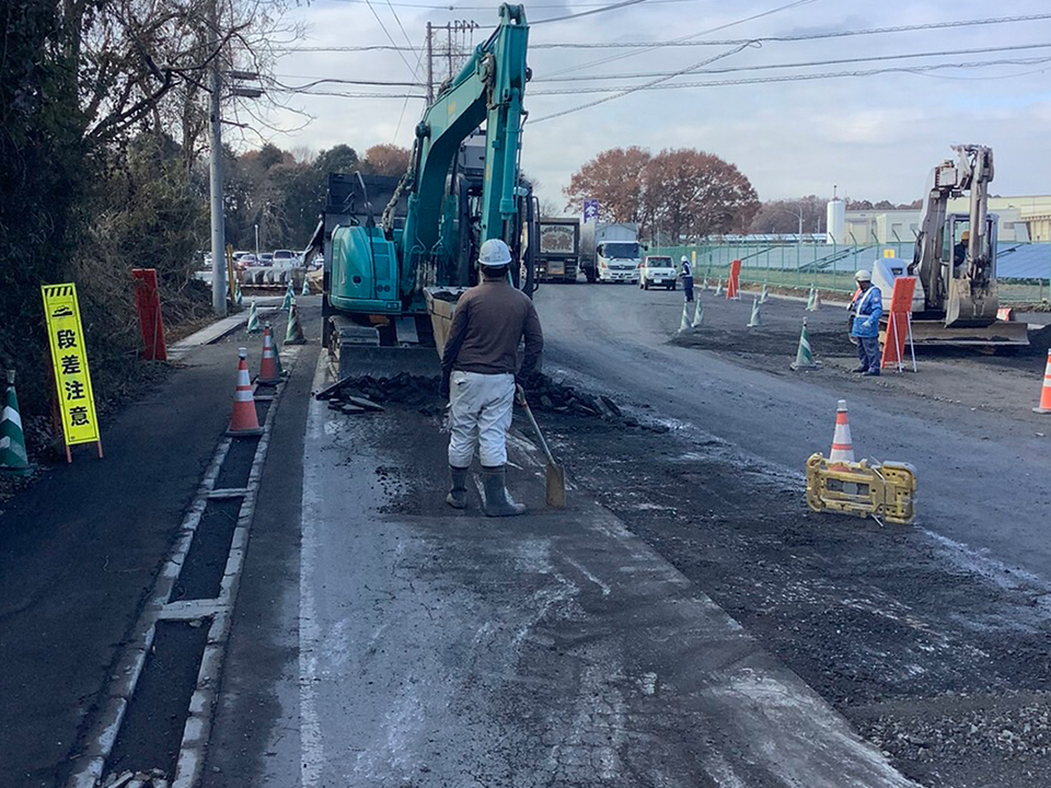 栃木県佐野市 道路改良工事