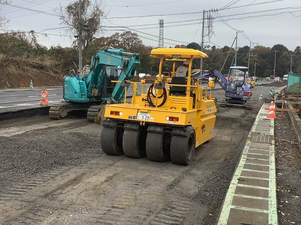 栃木県佐野市 道路改良工事