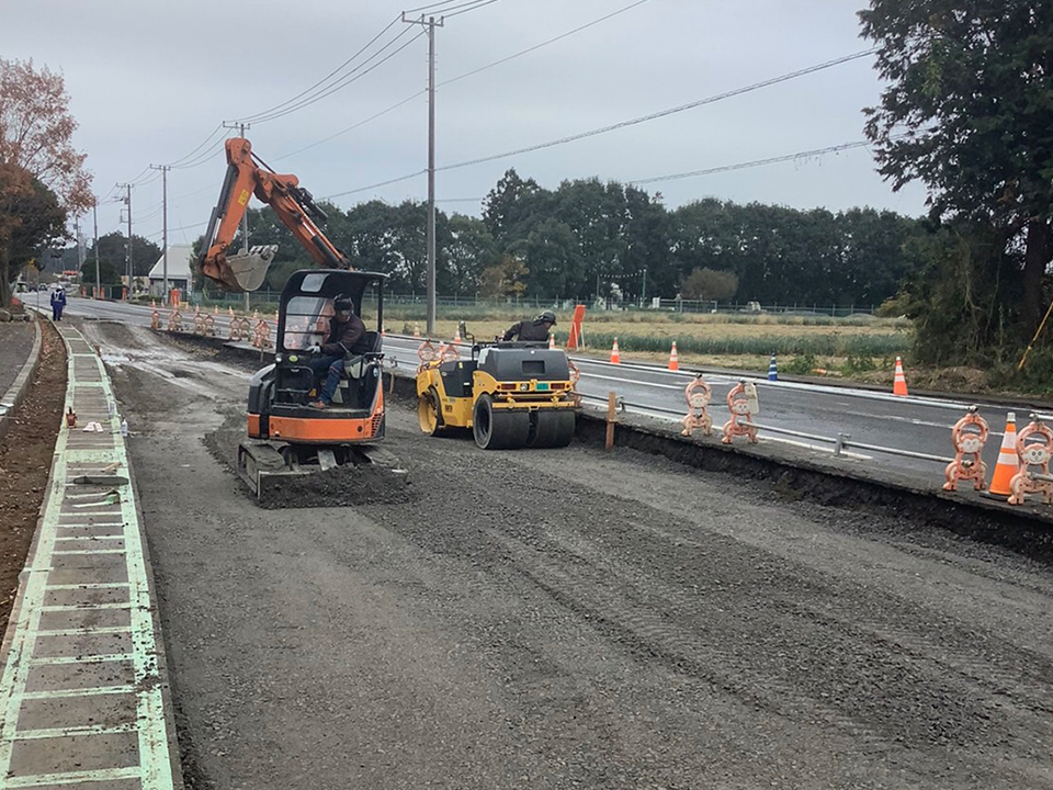 栃木県佐野市 道路改良工事