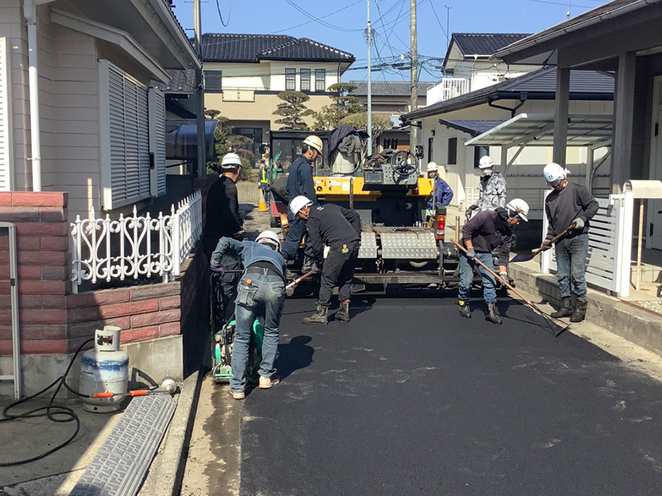 栃木県佐野市 舗装工事