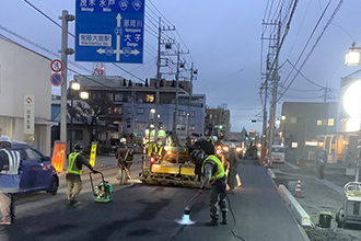 道路舗装工事